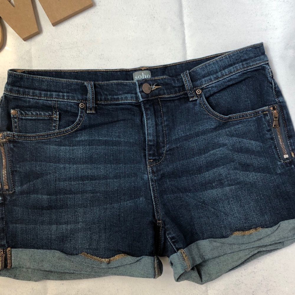 New York & Company Soho Blue Jean Mid Rise Roll